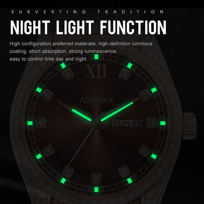 Log Series Diamond Disc Quartz Women's Watch