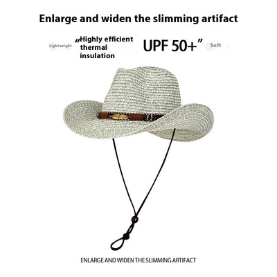 Retro Hand-woven Straw Hat For Men And Women