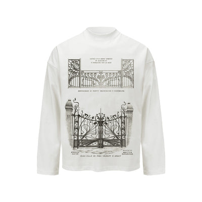 Spring And Autumn Pure Cotton Men And Women Loose Casual Top Long Sleeve