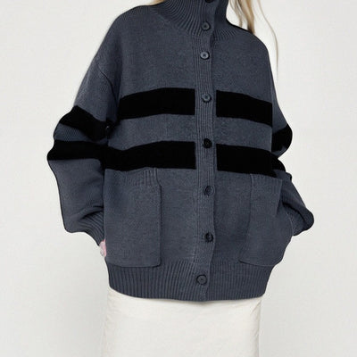 Fashion New Loose Knitted Cardigan Women